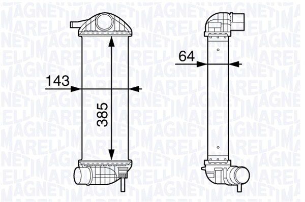 MAGNETI MARELLI Välijäähdytin 351319202940